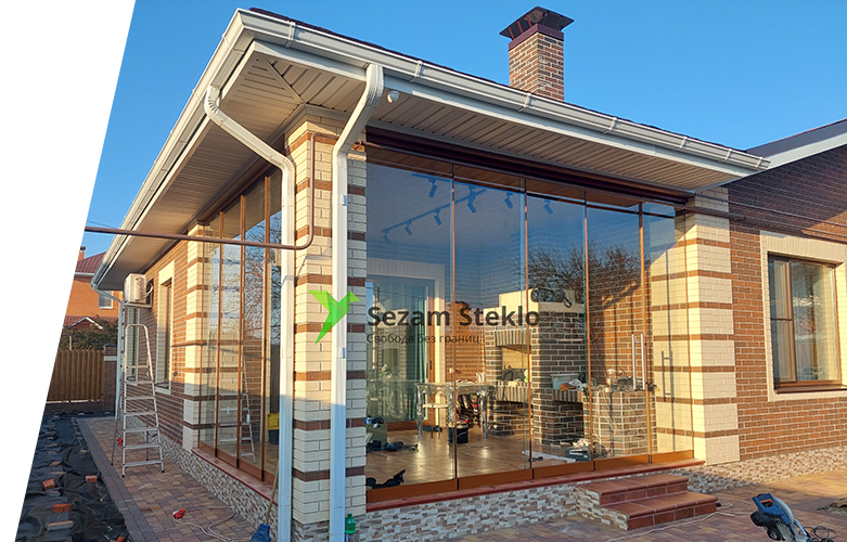 Остекление террас и веранд - Слайдер фото